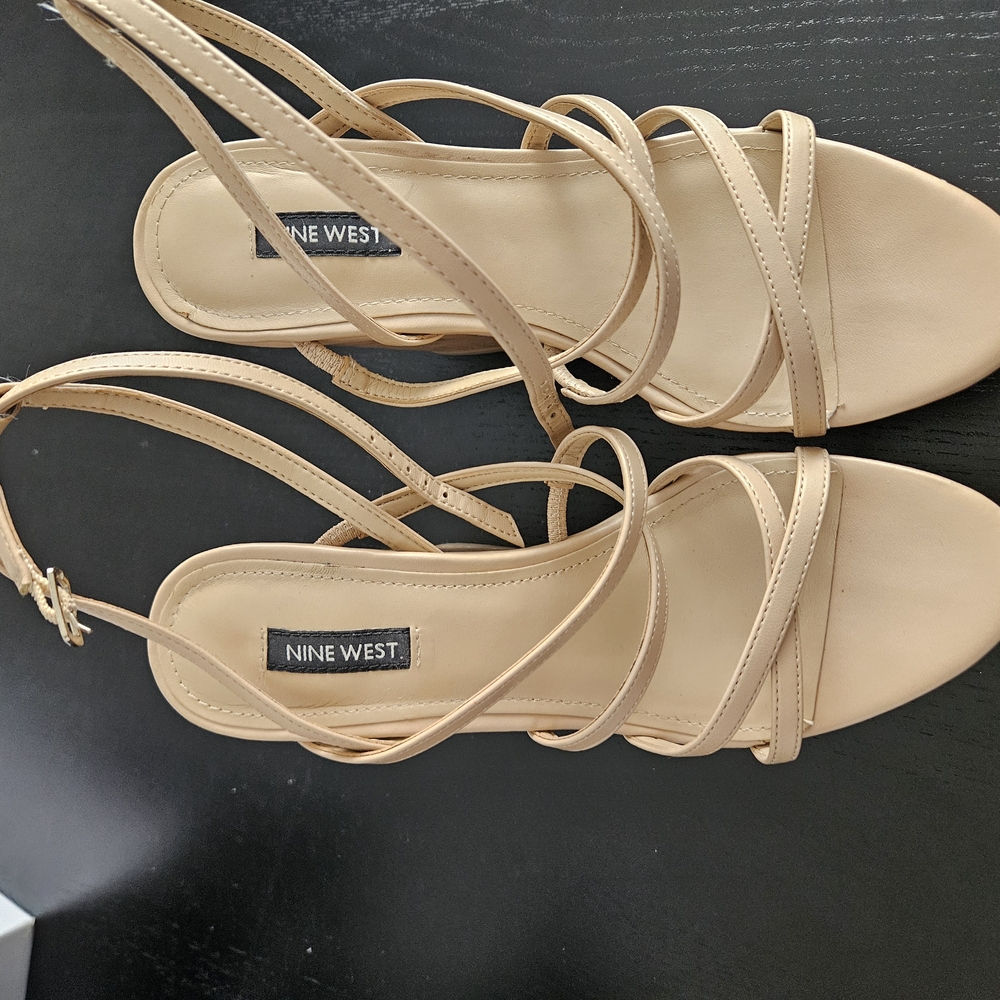 Nine West Women's Tan Strappy Sandals